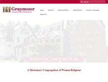 Tablet Screenshot of graymoor.org